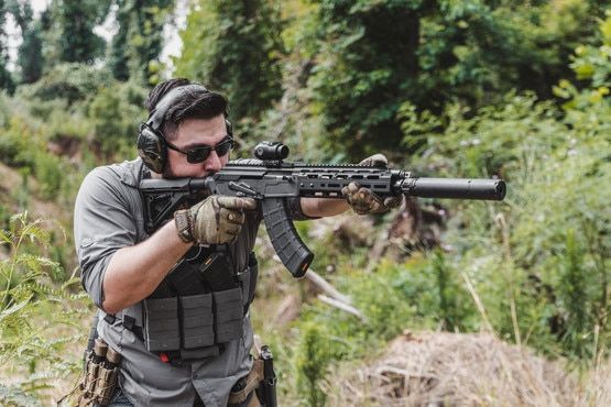 GLx 1x Micro Prism mounted on an AK47